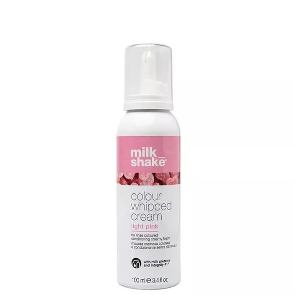 Mousse Färgad - MJÖLK-SHAKE - Ljusrosa - 100ml - Hydrerande - Alla hårtyper