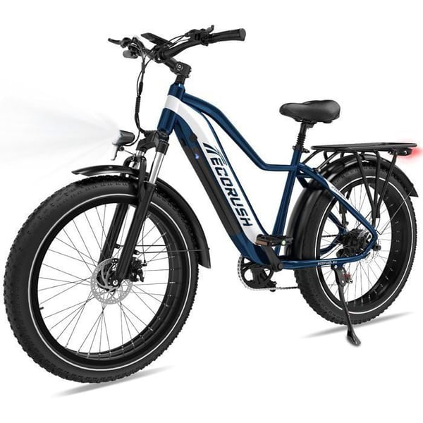Elcykel VAE - ECORUSH ECO R1 - 26" x 4.0 Store Dæk - Aftageligt batteri 48V 13Ah, 250W, 7-Gears, MTB