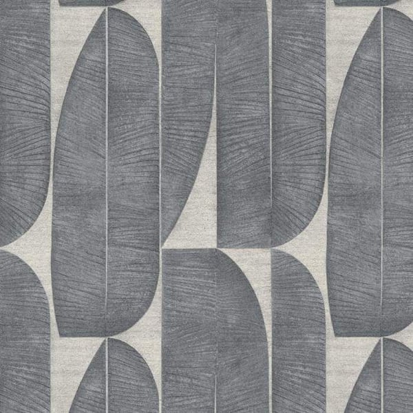 Papper Tapet Camilla Jungle M1-No.11183 Non-vävd Beige Svart Tadessi 10.05 m x 0.53 m