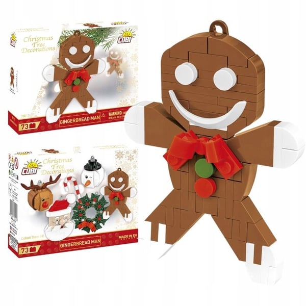 COBI 20013 Julgran Dekoration Pepparkaksman Pendentiv i Pepparkaka