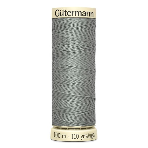 Fil för sömnad 100% polyester Gutermann 1 Spole - Att 634 - grå silex