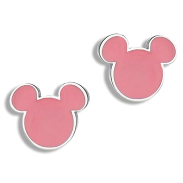 Örhängen - DISNEY - Musse Pigg - Metall - Antiallergisk - Rosa