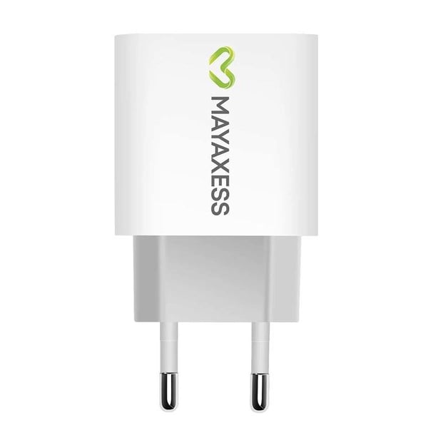 Snabbladdare - MAYAXESS - iPhone 17 - USB-C 20W - Optimerad Laddning - Kompakt och Lätt