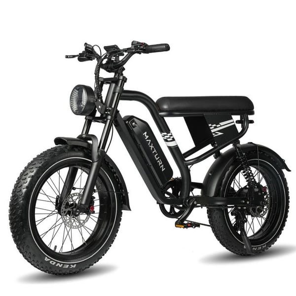 Elcykel - Maxturn MX10 - Motor 500 W - Batteri 48V 13,5Ah - Rækkevidde 80–100 km - Hjul 20"