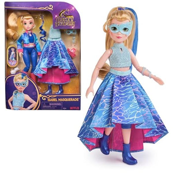 Puppa Boll med mask - Spin Master - Unicorn Academy, Isabel - 11 Accessoarer - 24,1 cm - Lila