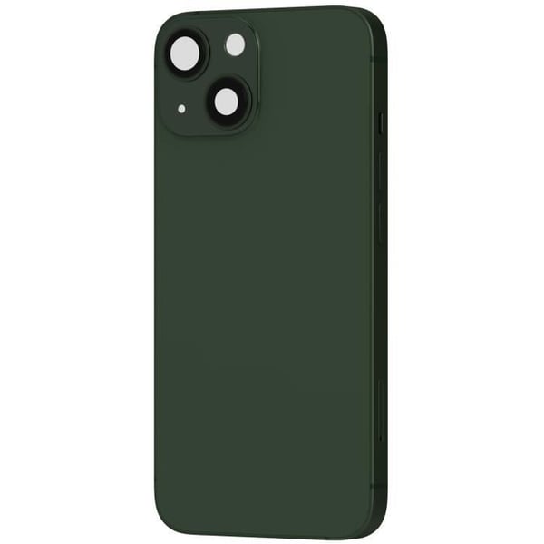 iPhone 13-chassi med ersättningsglas på baksidan Grön