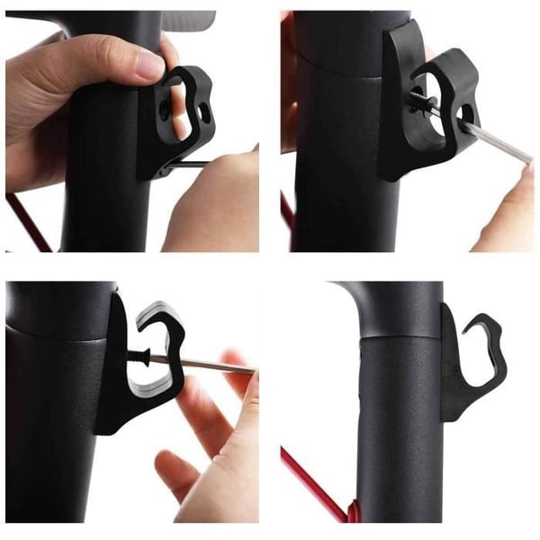 Väskkrok för Xiaomi M365, Pro, 2, 3, 1S och Essential i svart nylon