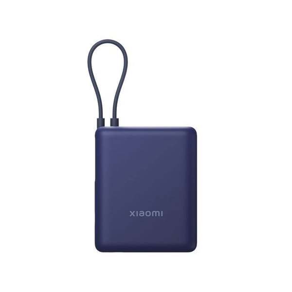XIAOMI 33W Power Bank 10000mAh (Inbyggd Kabel) Blå 10000mAh - Extern Batteri - Stort kapacitet - Snabbladdning