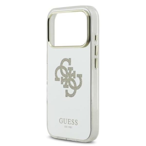 Gissa PC/TPU Spegel 4G Glittrande Logofodral med MagSafe för iPhone 17 Pro 6,3" Guld - GUHMP17LHMR4GDG
