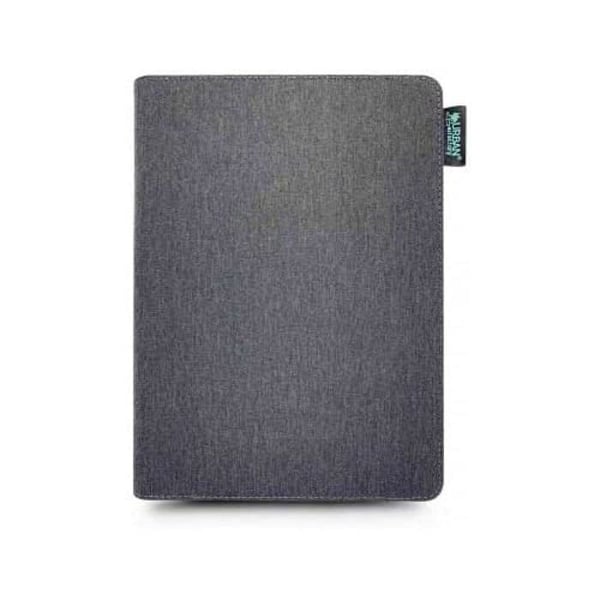Eco Urban Factory Starter Pack Fodral för iPad 10,2" Grå + Skärmskydd i härdat glas för iPad 10,2" Transparent + S