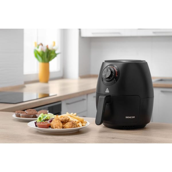 Fritös utan olja - SENCOR - SFR 3130BK - 3,5 L - 1300 W - Touchkontroll