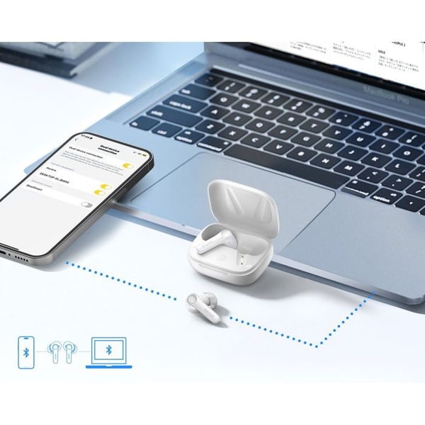 Trådlösa hörlurar - EARFUN - Air Pro 4 - Aktiv brusreducering - Bluetooth 5.4 - IPX5