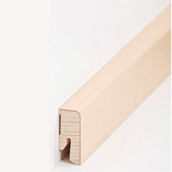 PROVISTON Fanerad träsockel 16 x 40 x 2500 mm lönn 25 meter | 10 stycken
