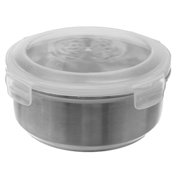 Livsmedelsbehållare i rostfritt stål - ORION - 750 ml - Rund - Hermetisk - Rostfritt stål - 14 cm diameter