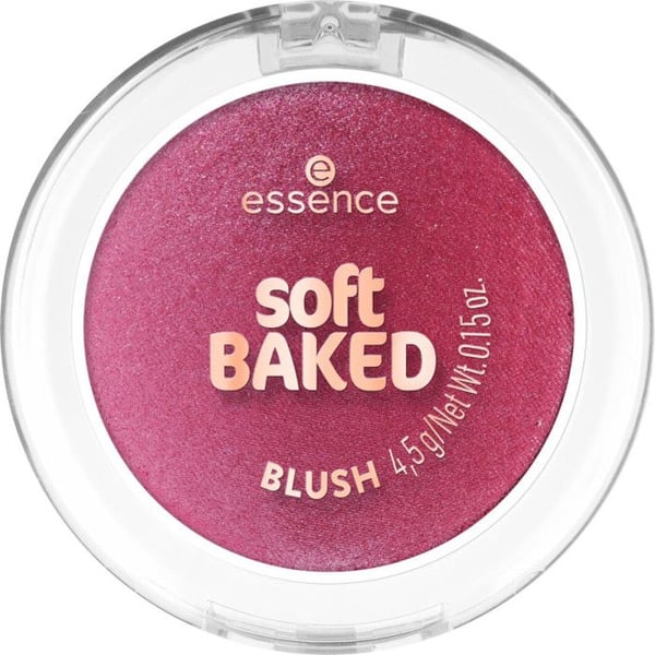 Rouge - ESSENCE - Rouge Soft Baked - 50 Berry Bliss - 4,5 g - Ljus finish