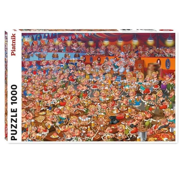Pussel 1000 bitar: Öl-festival