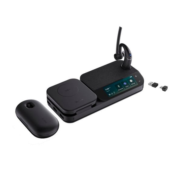 Bluetooth-hörlurar - Yealink - BH71 Workstation Pro - USB-C/A - Bullerdämpning - 40m räckvidd