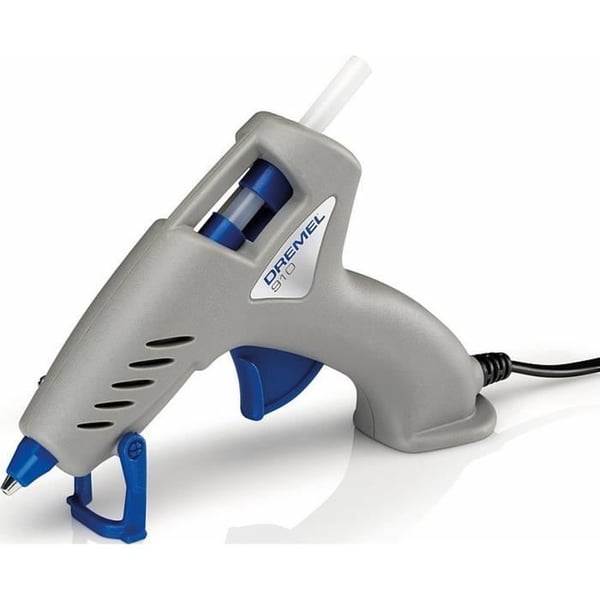 DREMEL 910 varmlimpistol - Uppvärmningstemperatur vid 165°C - Levereras med 3 7 mm limstift