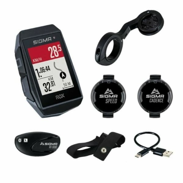 Sigma Rox 11.1 Evo Gps hastighetsmätare - Cad + Hrm - svart - TU