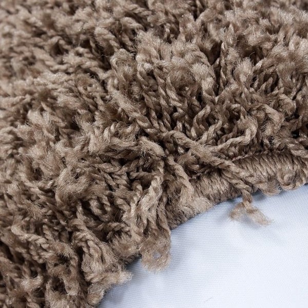 Tapis - Ayyildiz - Shaggy - Färg Mocca - 240x340 cm - 30 mm höjd på luggen