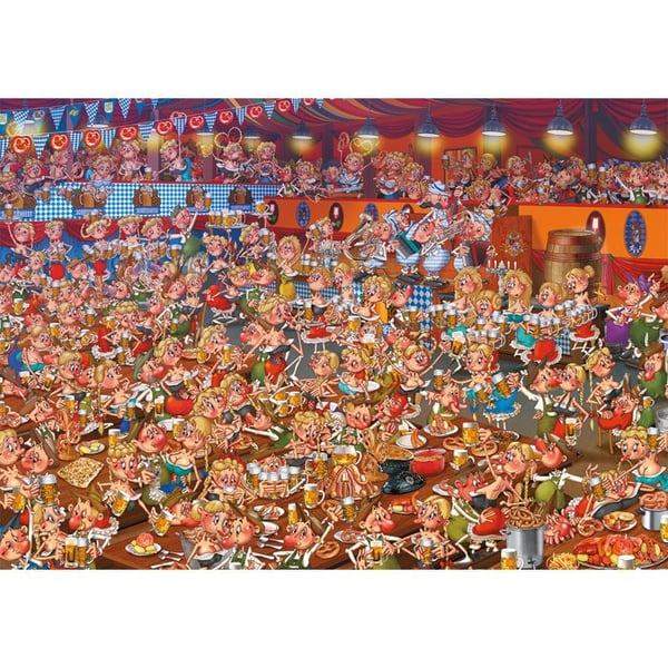 Pussel 1000 bitar: Öl-festival