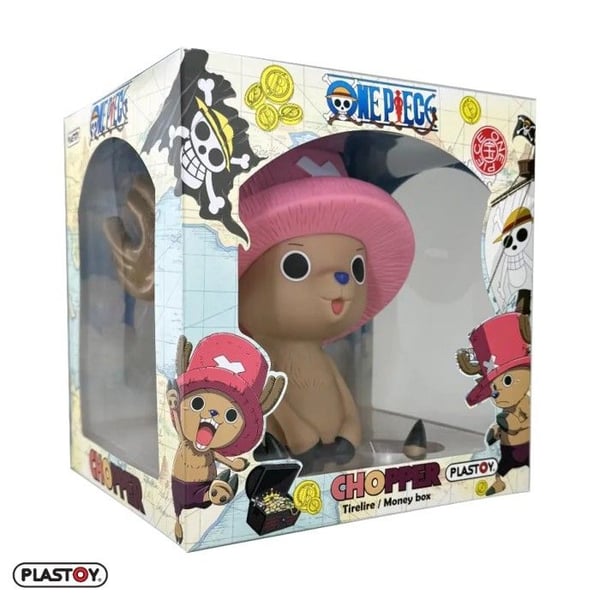 Tirelire - PLASTOY - Chopper - PVC - 17 cm - Målad för hand - Under officiell licens