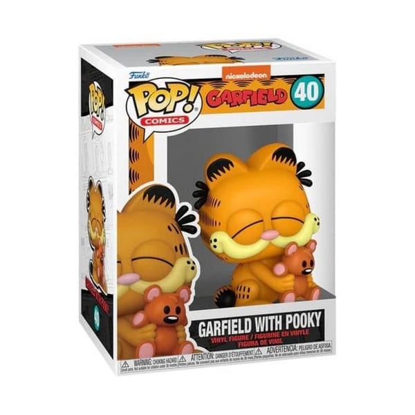 Figur - Funko - Garfield med Pooky - Orange - Samling - Pop!