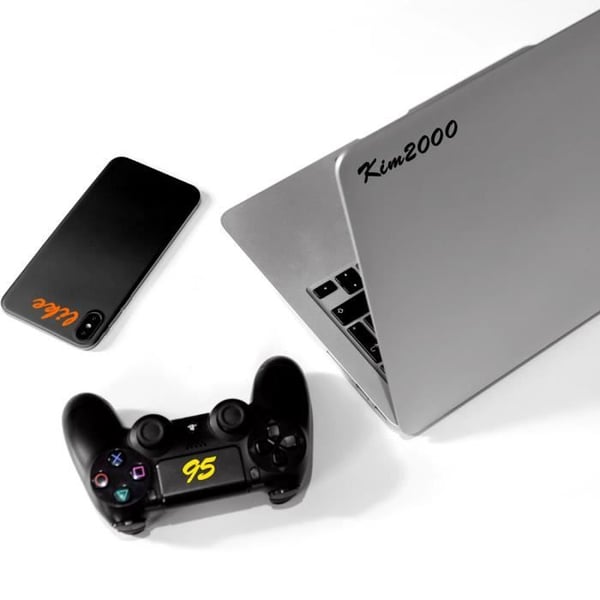 Självhäftande bokstäver och siffror Kit, Silver