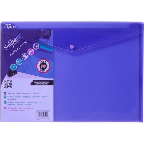 Snopake Ref 11185 Polyfile Classic Set om 5 st