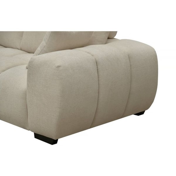 Hjørnesofa "Monceau" - 3 pladser - Beige