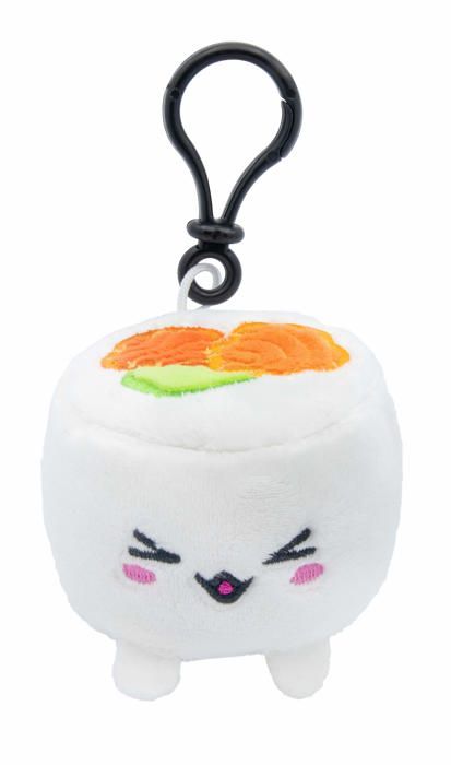 Peluche - Plushi - Uramaki Sushi - 7 cm - Klämma på - Vit