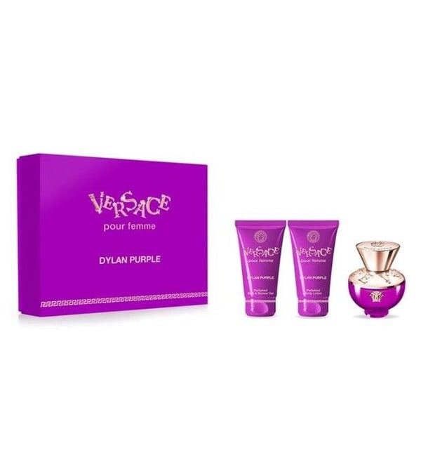 Versace Pour Femme Dylan Purple EDP 50 ml+Doftande Kroppslotion 50 ml+Doftande Duschgel 50 ml
