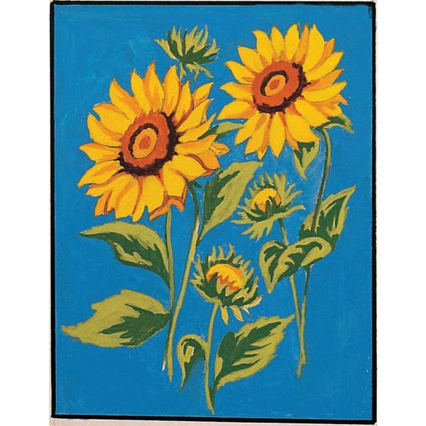 Kit dukcanvas Solrosor 20x25cm