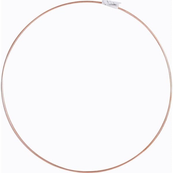 Graine Créative - Ställning för lampskärm cirkel i koppar Diameter 35 cm