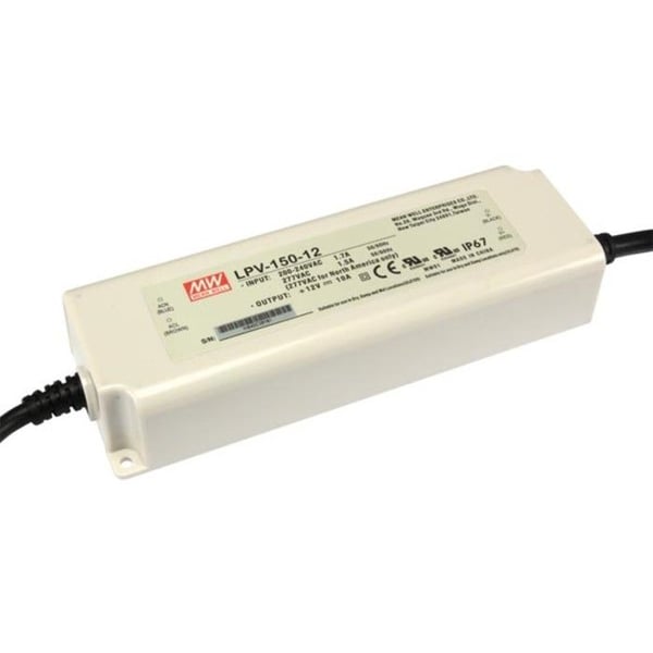 Mean Well SWITCH STRÖMFÖRSÖRJNING - 1 UTGÅNG - 150 W - 12V