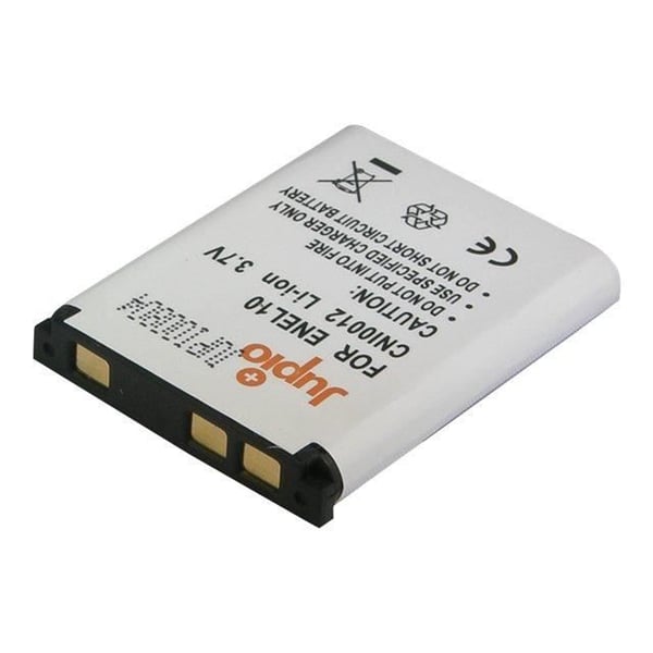 Batteri för kamera - JUPIO - CNI0012 - Lithium-Ion 520mAh - Kompatibel med Nikon EN-EL10 - Svart