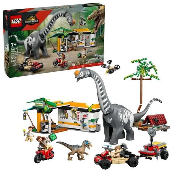 Byggleksak - LEGO - 76973 - Jurassic World - 582 delar - Dinosaurier