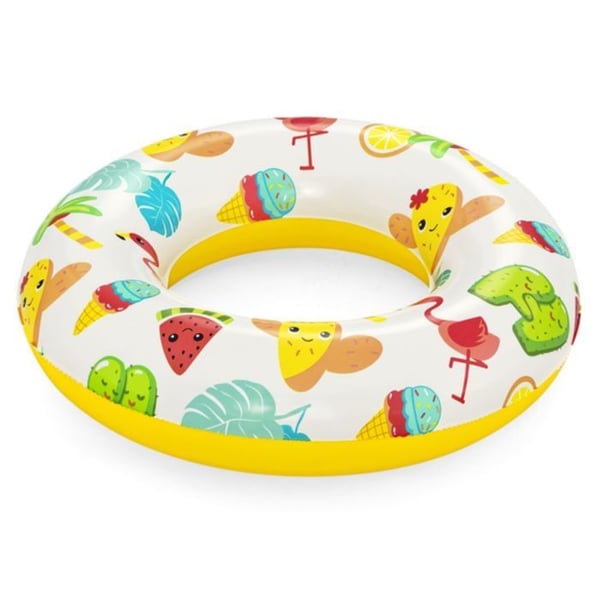 Bestway Uppblåsbar Barnpool 2 Ringar Set 122x20 cm +2 år Trädgård 51124