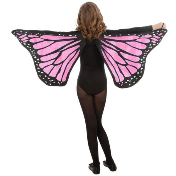 Papillonvingar - Chaks - C4364 - Rosa - Tryckt tyg - Barnstorlek