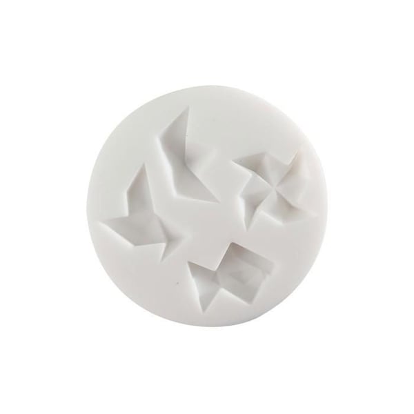 Mini origami silikonform för polymerlera
