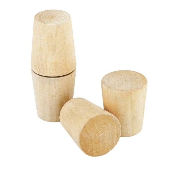 MégaCréa DIY - Cylindrisk låd- eller byråfot 4 delar