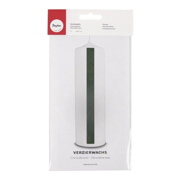 Vaxduk - RAYHER - 3103713 - 20 x 10 cm - 2-pack - Grön färg