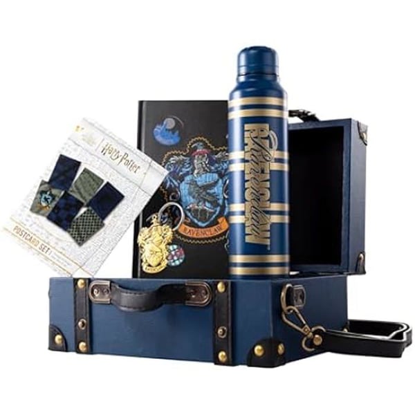 Gaveæske Harry Potter - PYRAMID INTERNATIONAL - Ravenclaw - Nøglering - Pen - Termoflaske