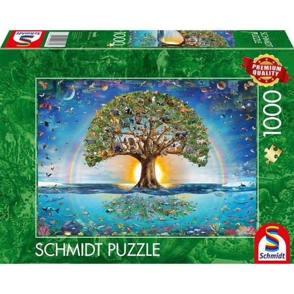 Pussel för vuxna - SCHMIDT SPIELE - Livets träd magi - 58865 - 1000 bitar