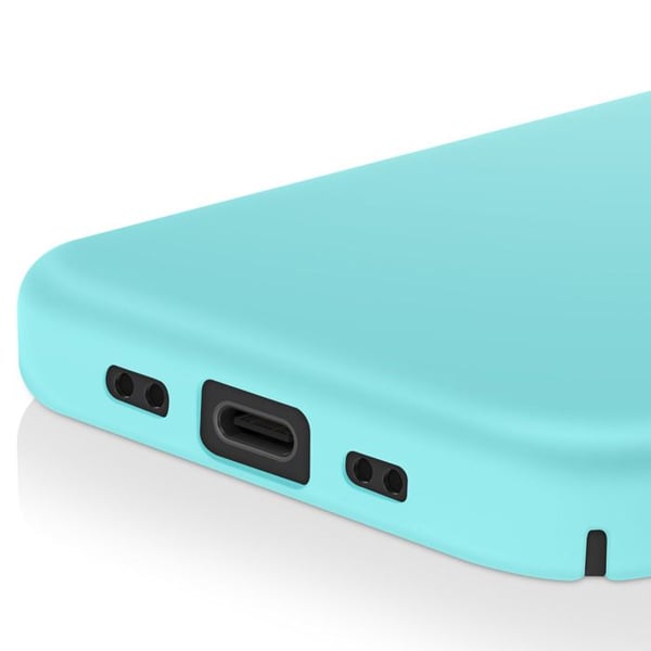 Skal - AVIZAR - iPhone Air - Soft-Touch - Halvstyv silikon - Turkos