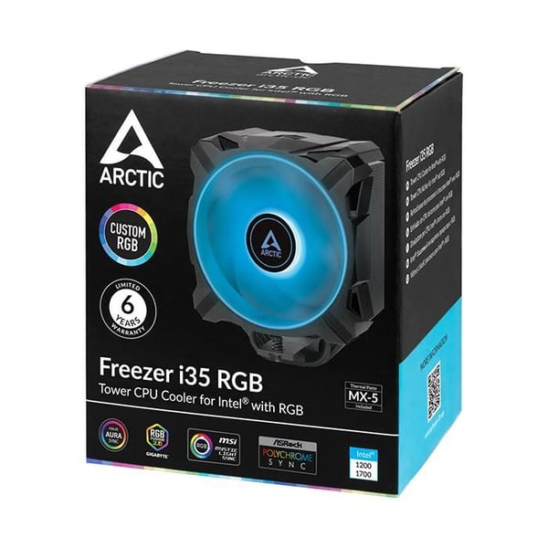 ARCTIC Freezer i35 RGB – CPU-processorfläkt för Intel-sockel