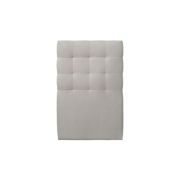 Huvudgavel Klädd Sammet Ljusgrå L 90 cm - Ep 10 cm stoppad - Design Huvudgavel i massivt trä