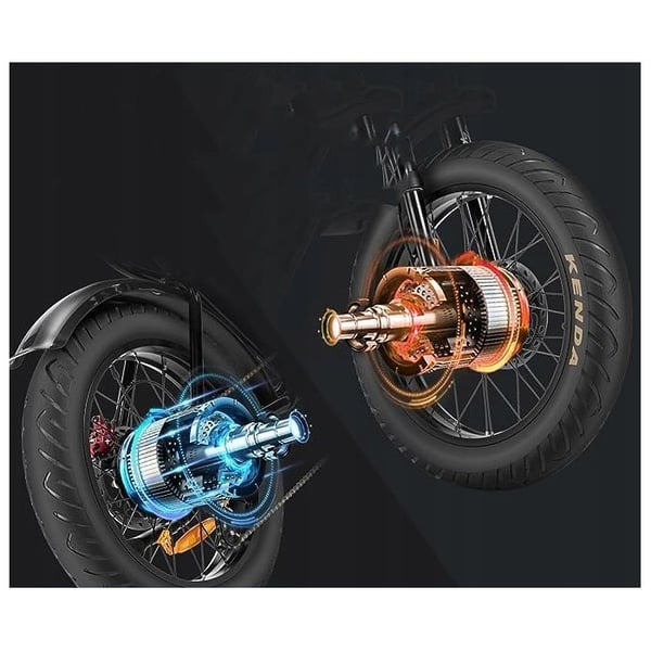 Sähköpyörä - YVY - C20Max - 20 tuumaa - Moottori 2000W - Akussa 52V 40Ah - 60KM kantama - Huippunopeus 55 km/h