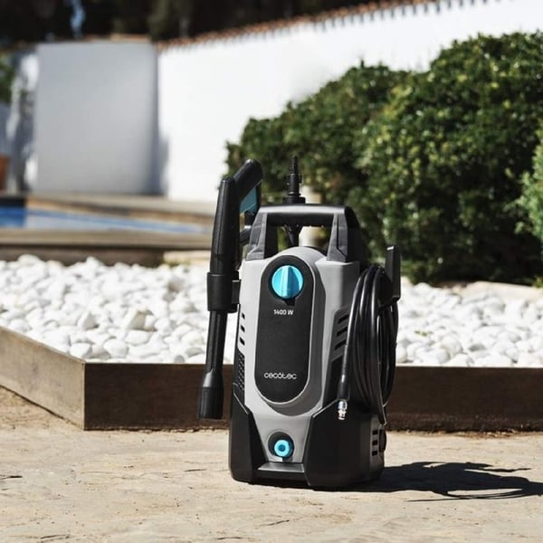 Cecotec HydroBoost 1400 Essential Högtryckstvätt 1400 W för Hem, Trädgård eller Bil, Max flöde av 426 l/h