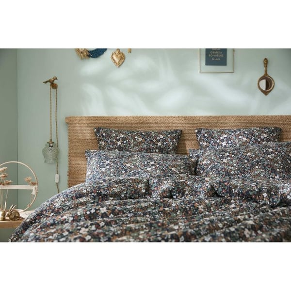 Tryckt örngott "Capucine" 60 x 60 cm & 50 x 70 cm "Gaze de Coton" - Capucine Minuit - 50 x 70 cm - Capucine Minuit -